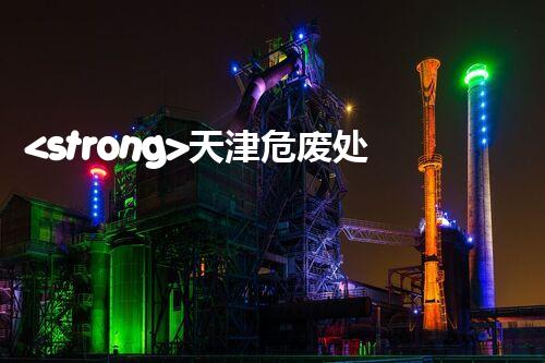 <strong>天津危废处理企业电话危险废弃物处理的专业之道？</strong>